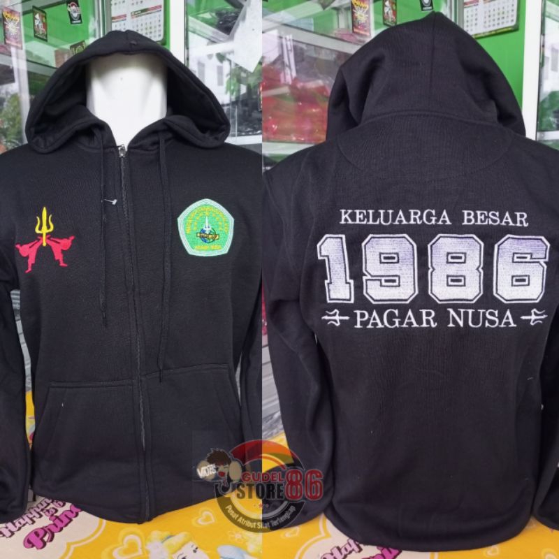 Jaket Hoodie pagar Nusa bordir(1986)