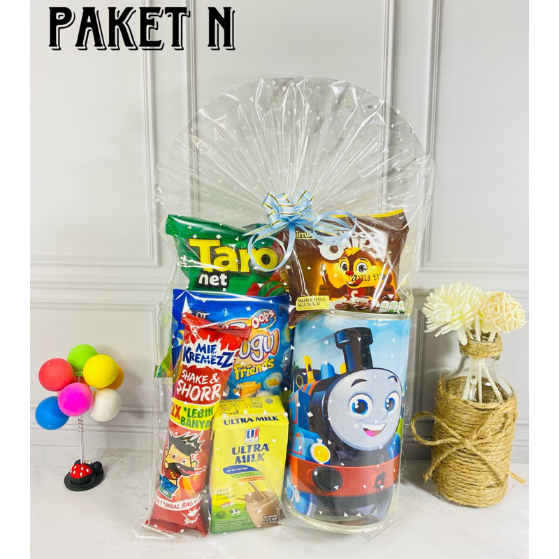 

Paket Snack Ulang Tahun N / goodiebag ulang tahun/ souvenir ulang tahun anak