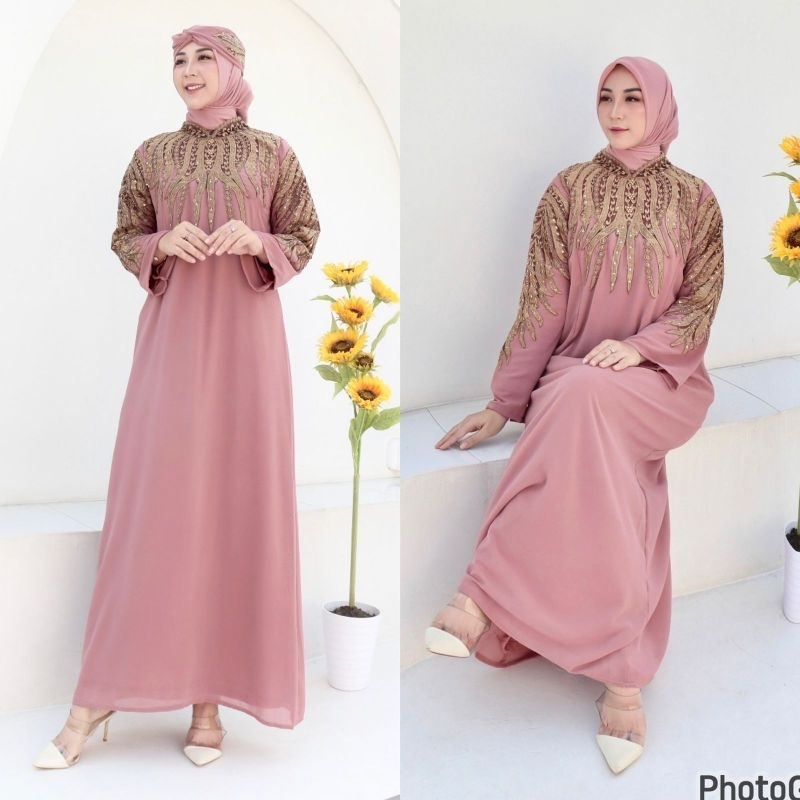 Gamis Kekinian Modern Aleta Original Butik