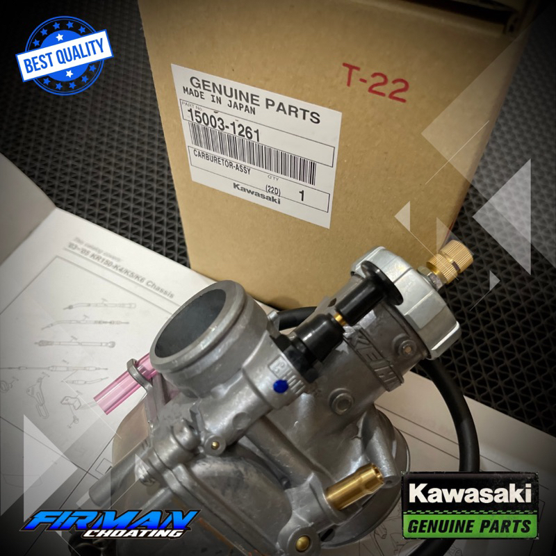 KARBURATOR PWL 26 CARBURATOR ASSY ORIGINAL KAWASAKI 15003-1261