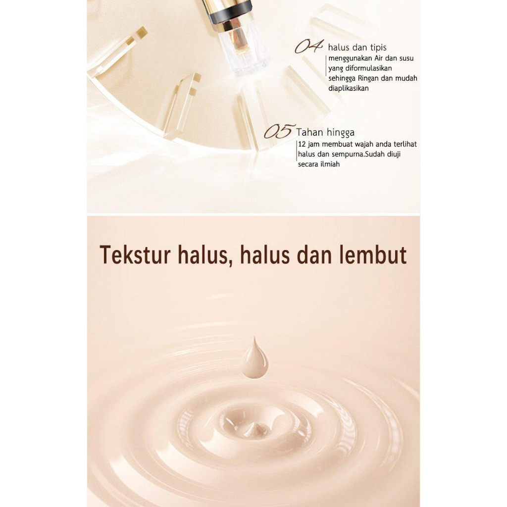 【Beli 1 Gratis 1】ONLYOU Foundation【BPOM】 Long-lasting High Coverage Pore Minimising 30ml Creamy