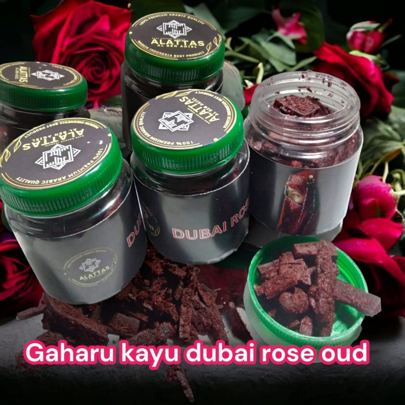 kayu gaharu Dubai rose oud