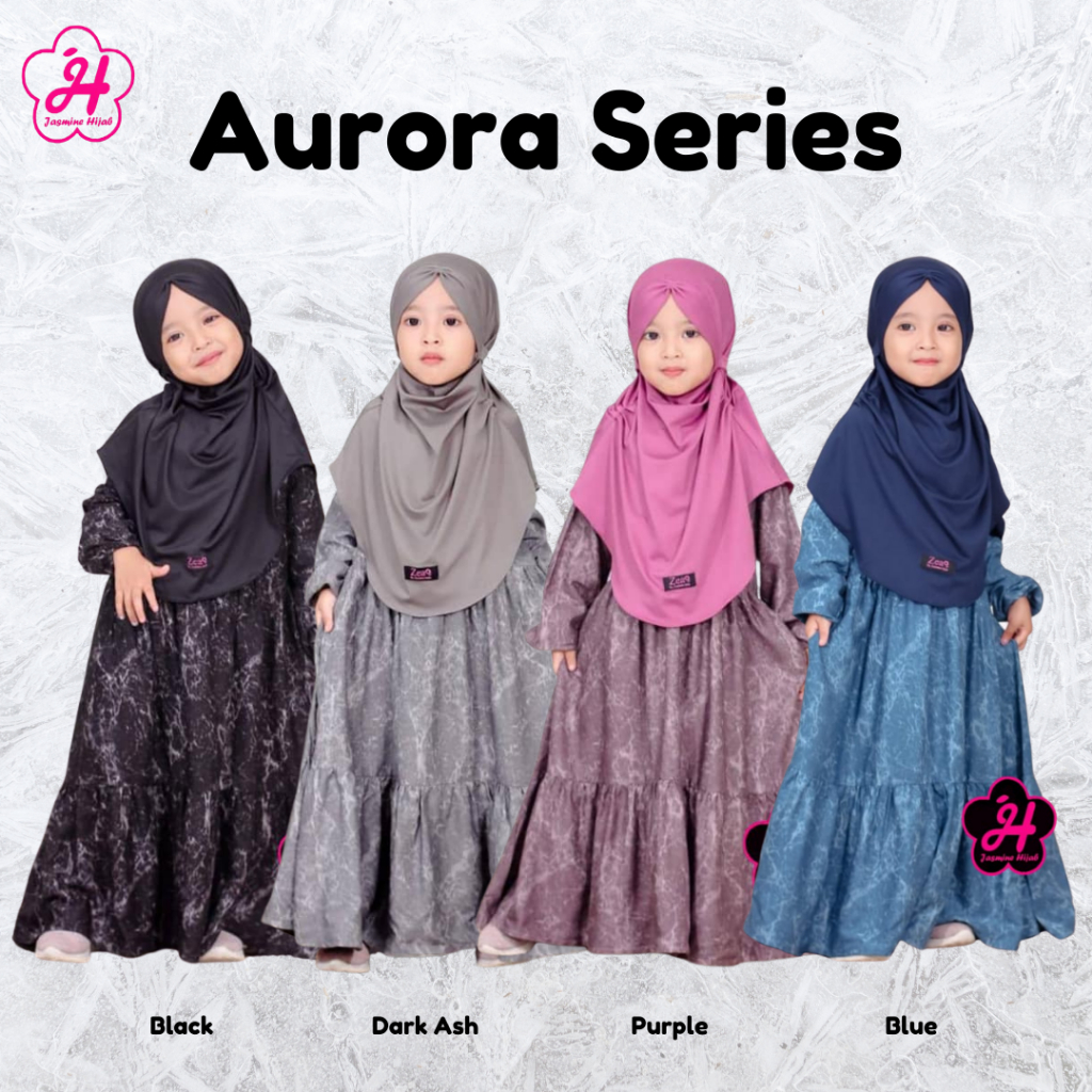 GAMIS ANAK AURORA SERIES GAMIS ANAK 1-2 TAHUN GAMIS ANAK SET