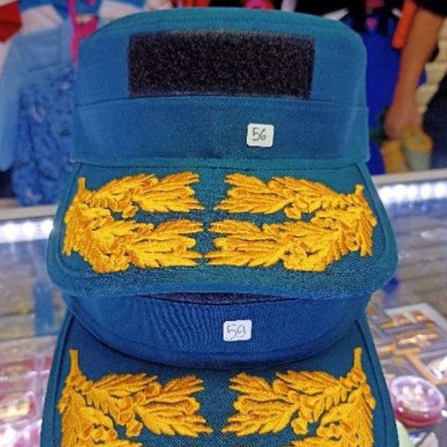 TOPI PET PDH TNI AL PATI - TOPI PET PDH PATI TNI AL BAHAN WOLL