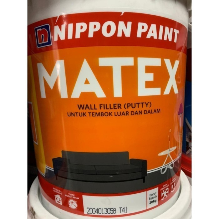 PLAMIR MATEX PUTTY 20KG DEMPUL NIPPON PAINT