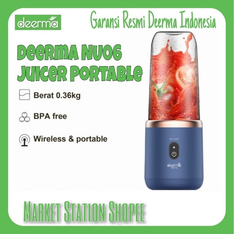 Deerma NU06/NU05 Blender Portable Electric Juicer 400ml Mixer