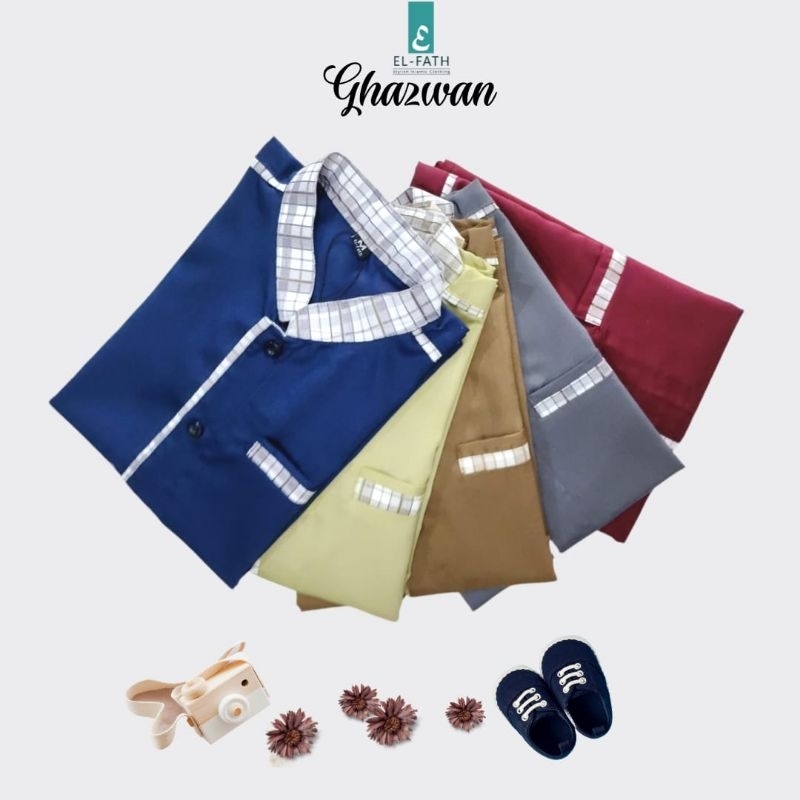 KOKO GHAZWAN ORY EL-FATH/BAJU KOKO ANAK PLUS SARUNG ORY EL FATH/SETELAN KOKO DAN SARUNG ANAK BY EL F