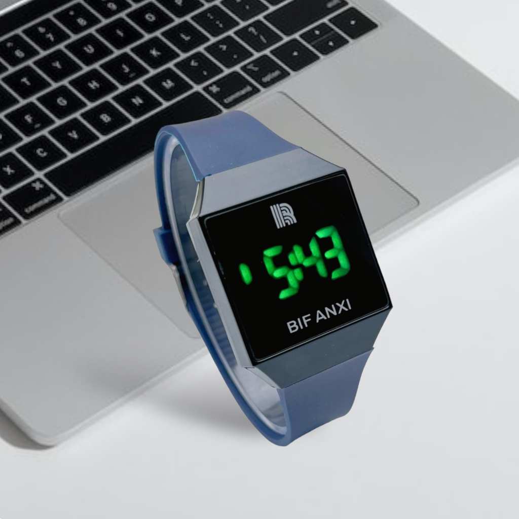 COD Jam Tangan Mesin Jam Tangan Wanita Led Digital Rubber Fashion Fashion Display Watch Import M188