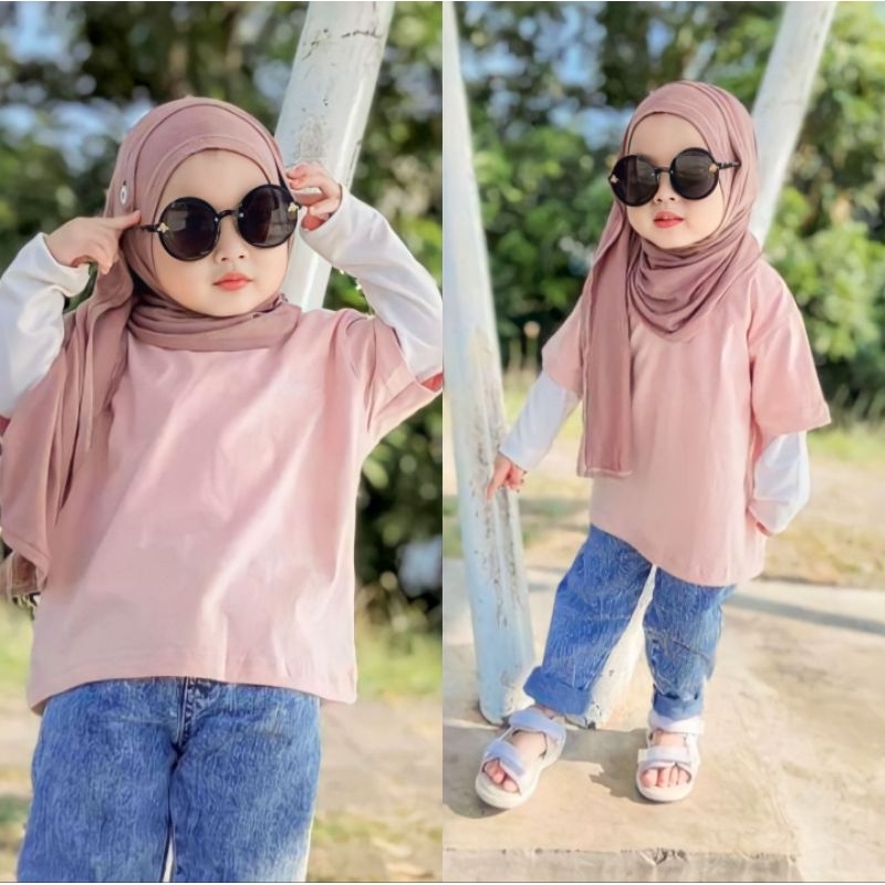 PASHMINA INSTAN ANAK KANCING/PASHMINA INSTAN JERSEY