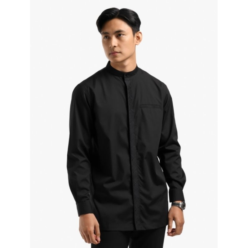 BYZAN SHIRT LONG SLEEVE BLACK SIZE L HEYMALE ID