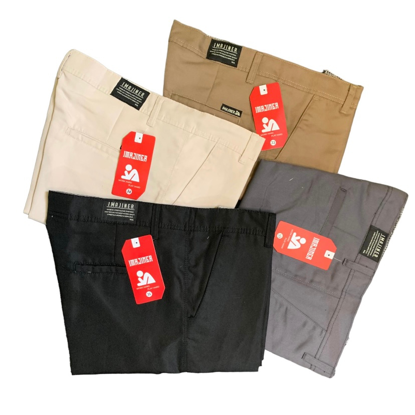 Celana Pendek Chino Pria Dewasa Distro Santai Surfing 28-33 Hitam Short Pants