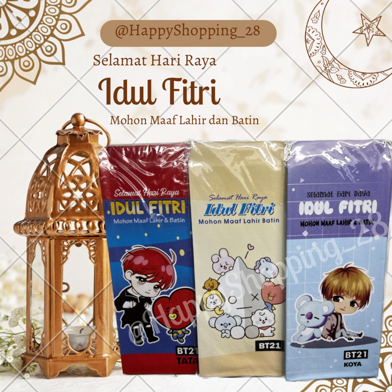 

[LEBARAN] Amplop Lebaran 2025 Model BT21 LARGE (isi 10 pcs)