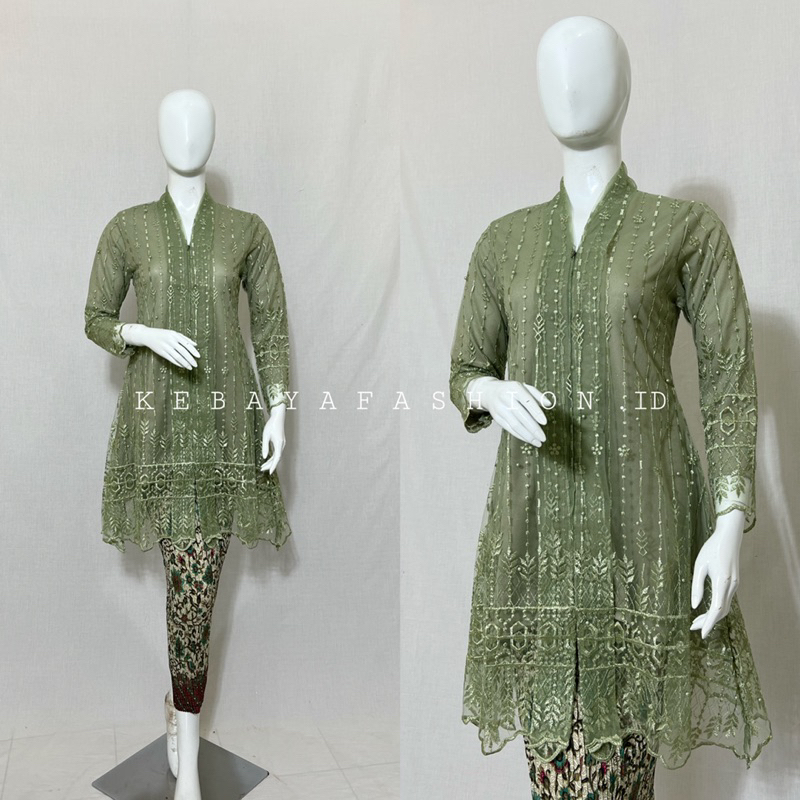 Kebaya Tunik/Kebaya Brokat/Kebaya Modern/Kebaya Wisuda/Kebaya Busui/Set Kebaya Brukat/Modern