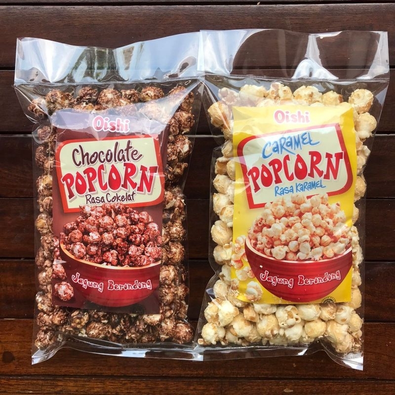 

OISHII POPCORN COKLAT/KARAMEL/BUTTER KEJU