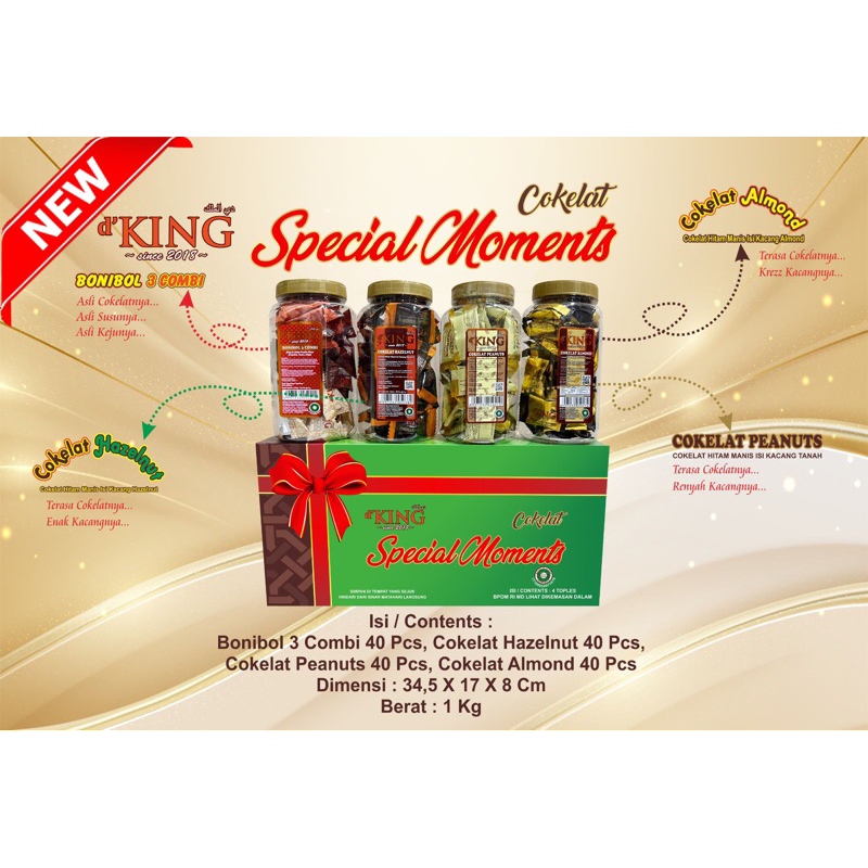 1 Kotak 4 Toples D'KING Bonibol Special Moments, Special Edition &amp; Bonibol Collection