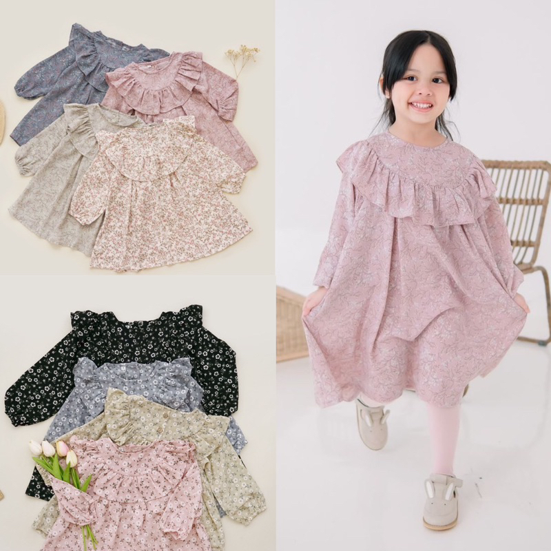 CLARYN DRESS Midi Anak 1-5thn