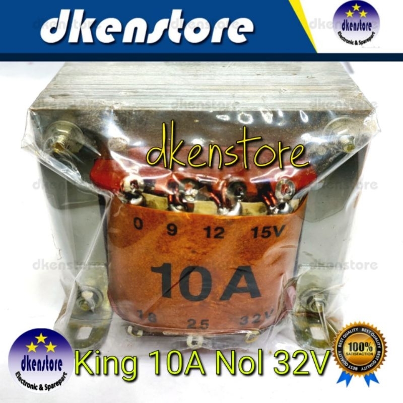 Trafo KING 10A 0 32v Nol Travo Non CT