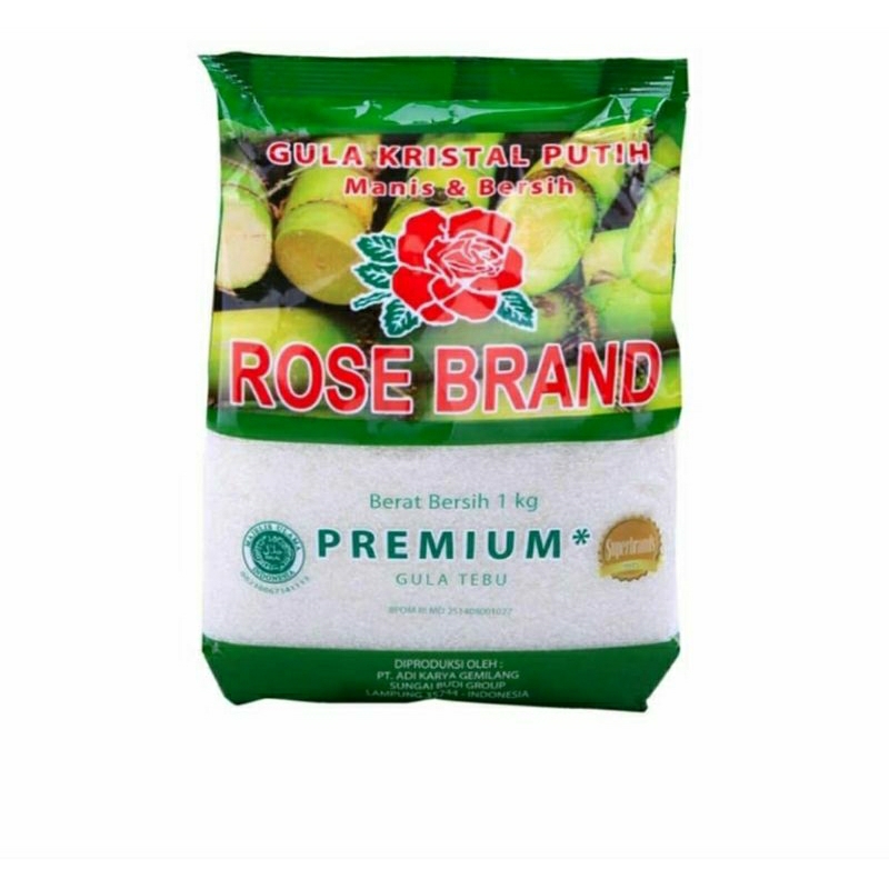 

Gula Pasir Murah Rose Brand 1 Kg Gula Kemasan 1kg