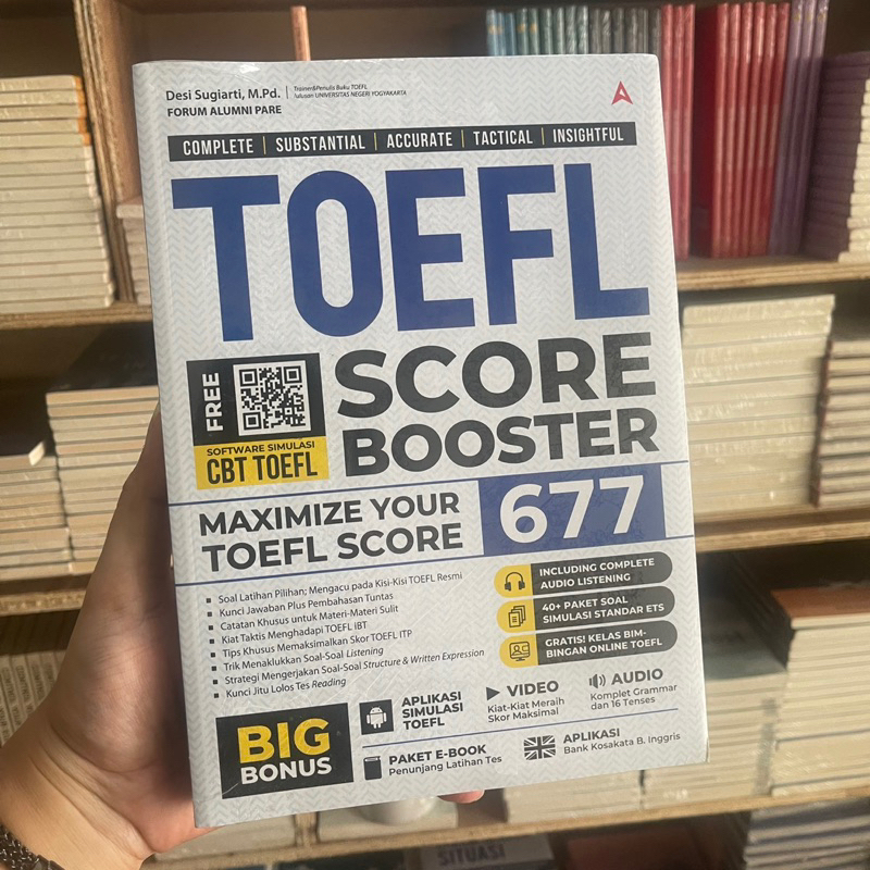 SCORE BOOSTER TOEFL MAXIMIZE YOUR FORUM ALUMNI PARE