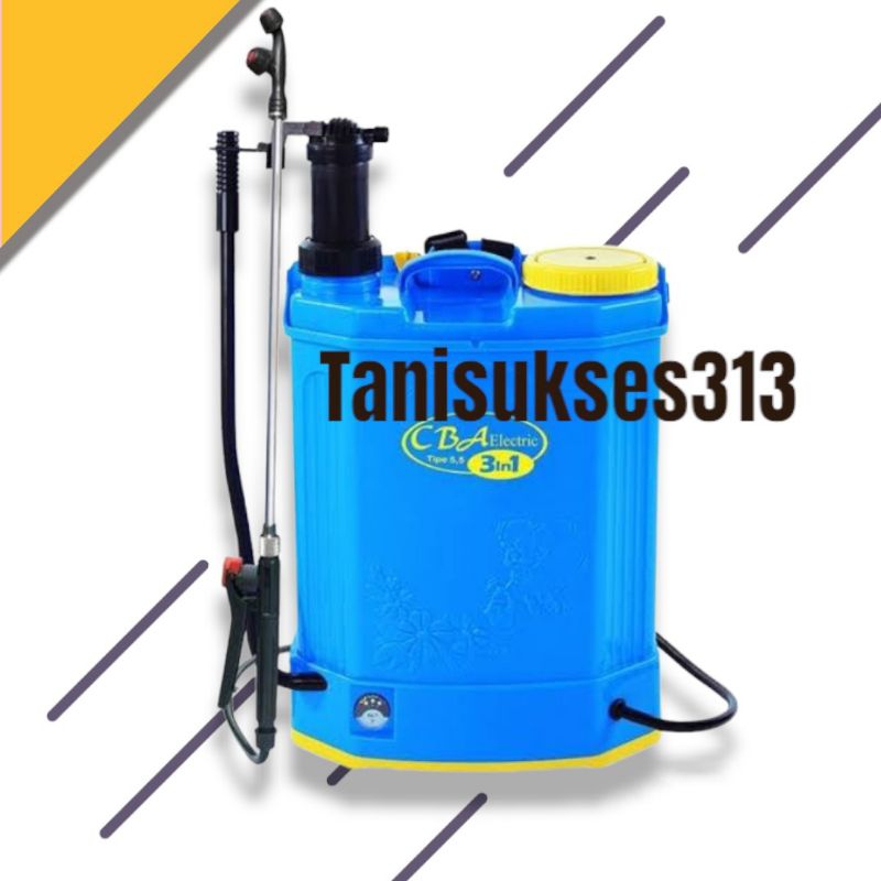Tangki manual dan cas tangki cas sprayer cba elektrik Cba type 5.5 16liter semprot