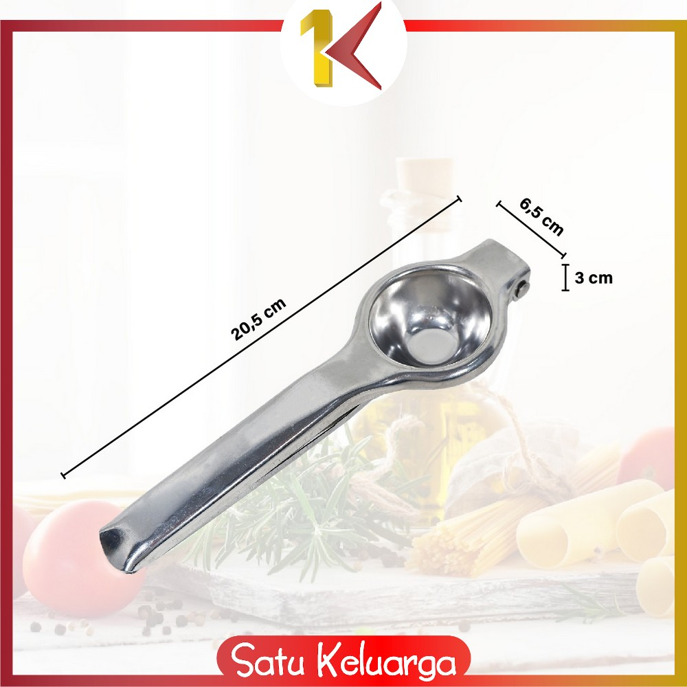 SK-C842 Alat Peras Jeruk Stainless Penjepit Jeruk Nipis Manual Perasan Lemon / Alat Pemeras Buah Manual Praktis