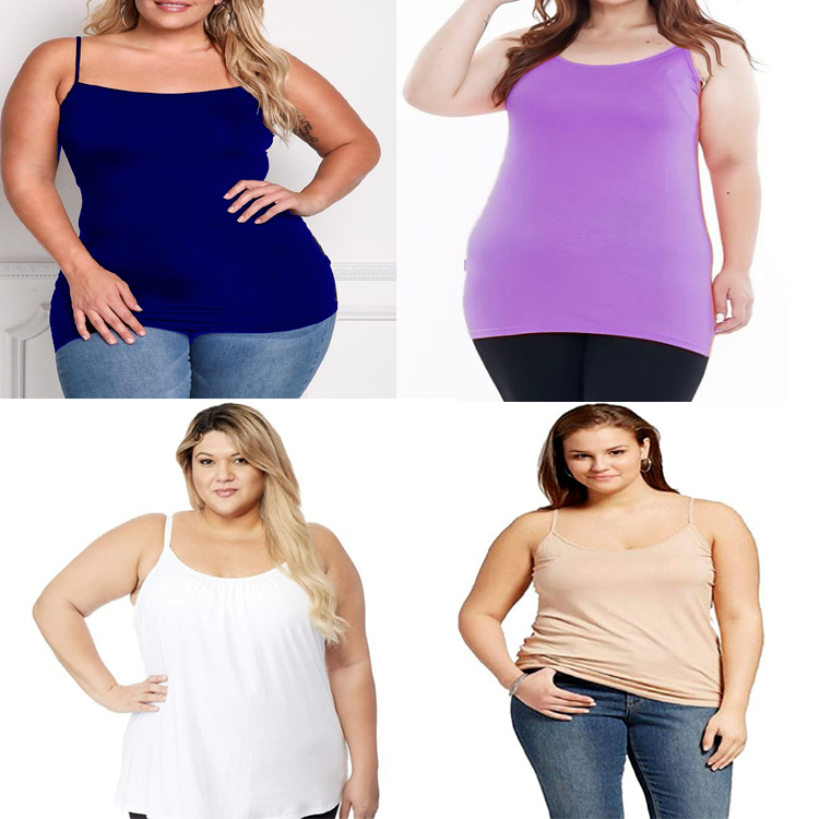 KAOS DALAMAN WANITA KAOS SINGLET POLOS SUPER JUMBO MULTIWARNA KEKINIAN