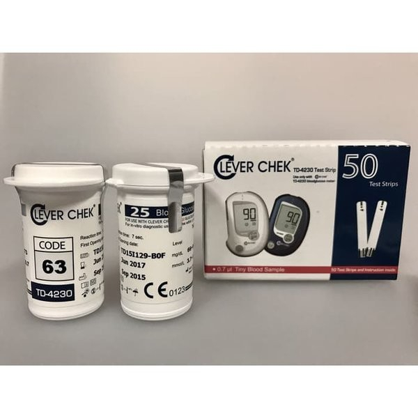 [ PROMO ] Strip & alat cek Gula Clever check TD 4230 Berkualitas