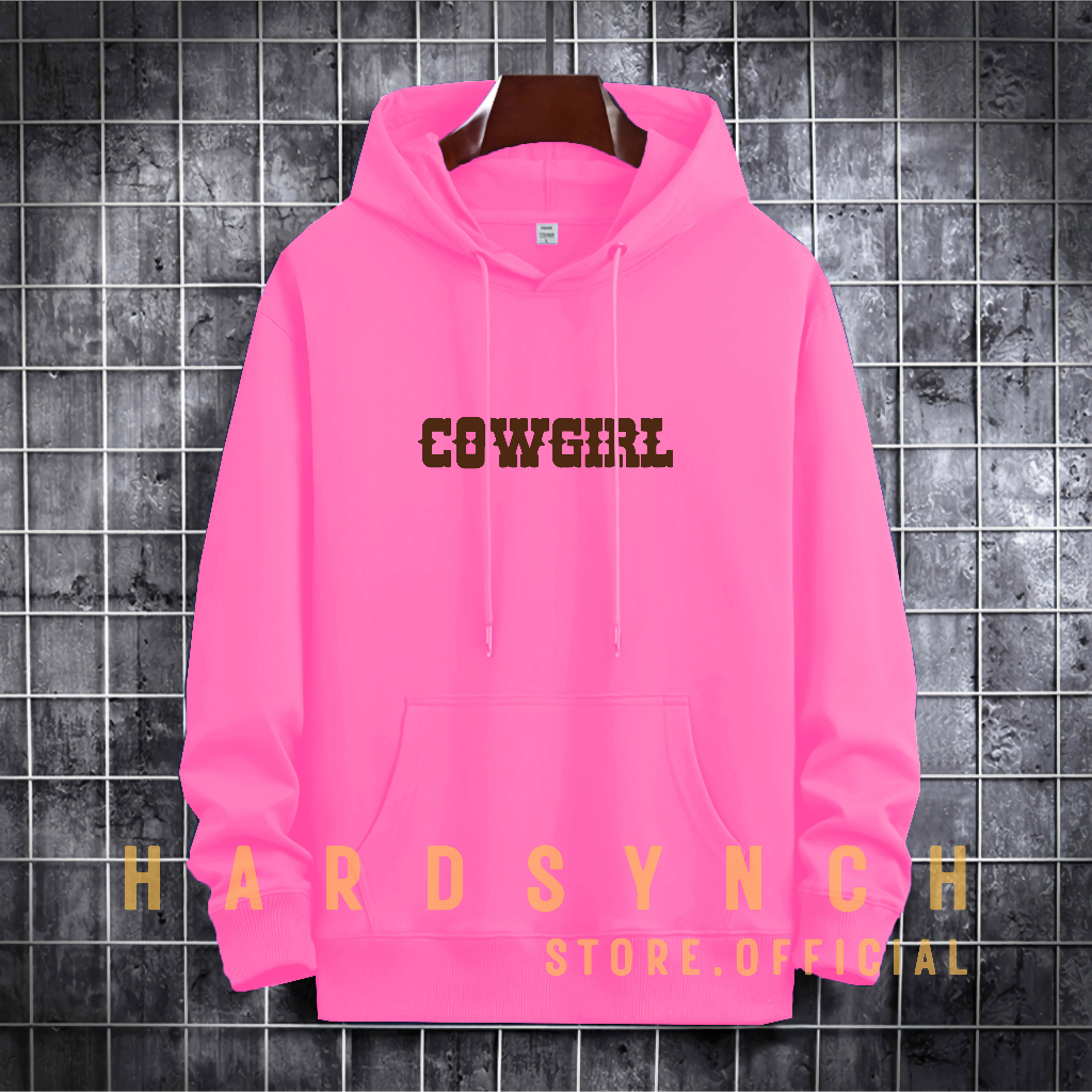 Sweater Hoodie CowGirl Unisex ( Pria &amp; Wanita ) Premium Quality S-XXL Cotton Fleece / Hoodie Korean Style / Sweater Hoodie / Hoodie Polos / Hoodie Wanita / Hoodie Pria / Sweater Hoodie Distro Original ( CW 55 )