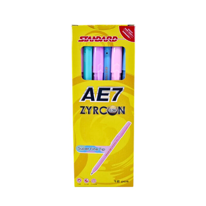 

Bolpoin STANDARD AE7 Zyrcon 0.38mm Super Tip Black (024122)