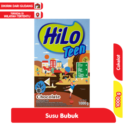 

HiLo Teen Susu Bubuk Coklat 1 kg