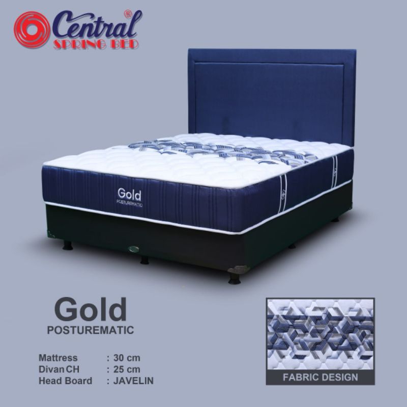 spring bed central gold set