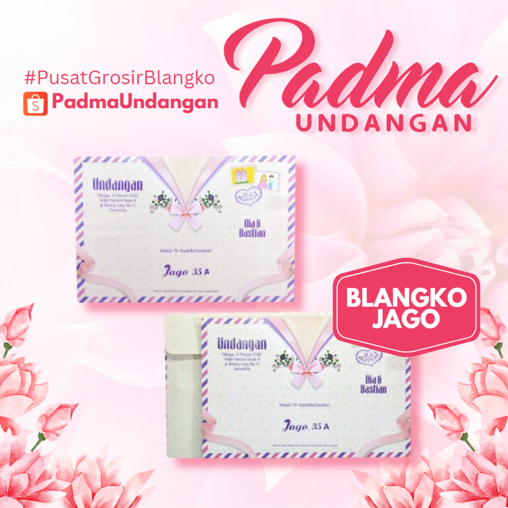 Blangko Undangan Jago 35 | PadmaUndangan