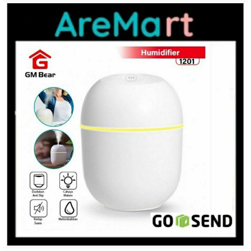 GM Bear Humidifier Diffuser Aroma Terapi Pelembab Udara - Mini Humidifier AIR AROMA MINI HUMIDIFIER 