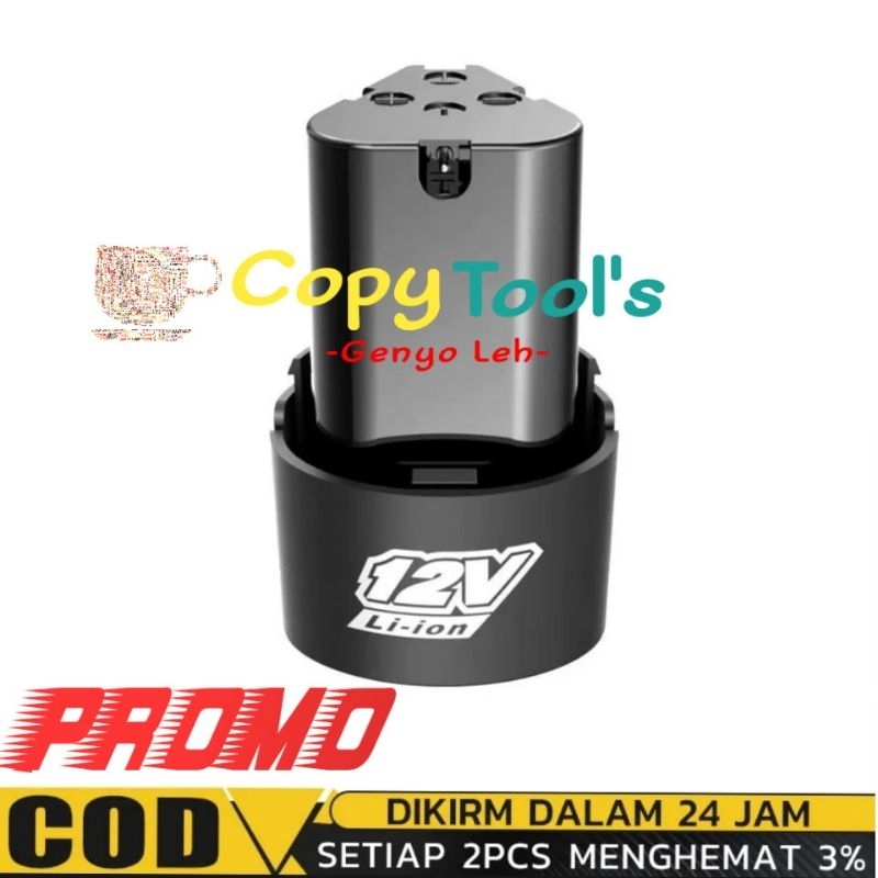 Baterai Bor 12 , Baterai 12V Cordless Drill Untuk Baterai Kamolee Jld Nagawa Ryu