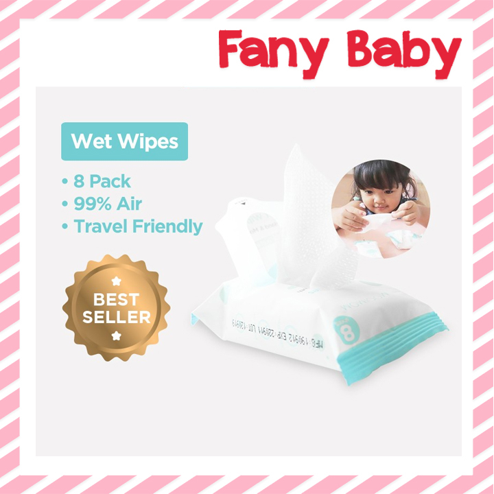 MOOIMOM BABY WET WIPES 8PACK