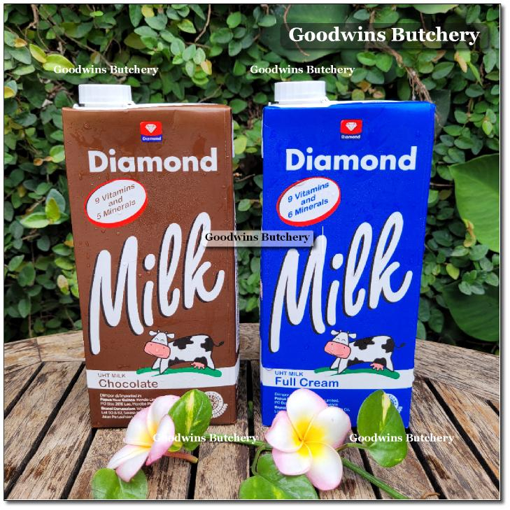 

Diamond milk susu sapi UHT Full Cream & Chocolate 1 liter