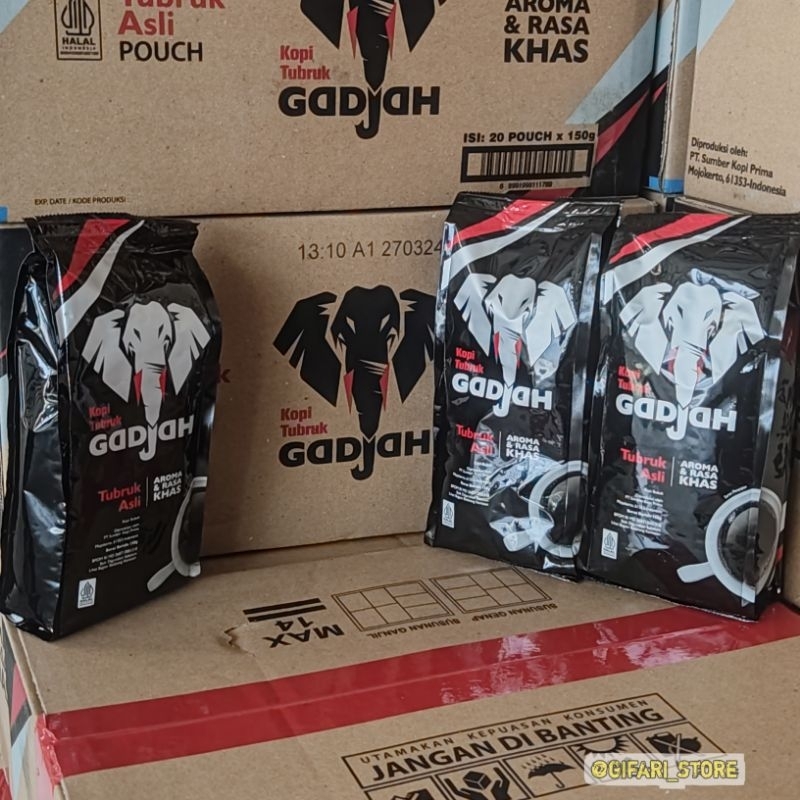 

KOPI TUBRUK GADJAH POUCH 138g