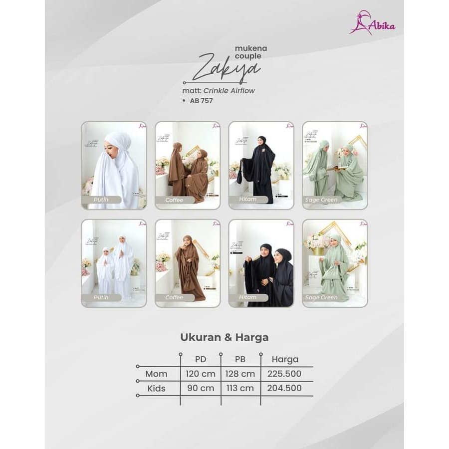 MUKENA ABIKA//ZAKYA COUPLE