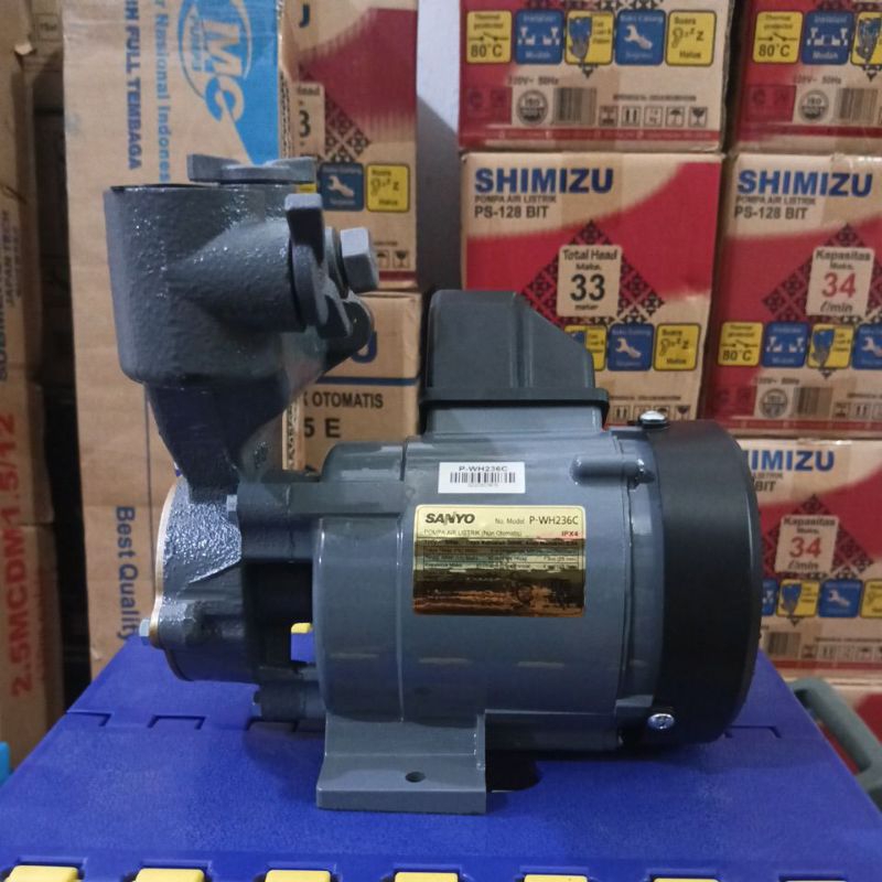 Sanyo Pompa Air Sumur Dangkal/Pompa Air Sanyo P-WH236C (Non Otomotis)