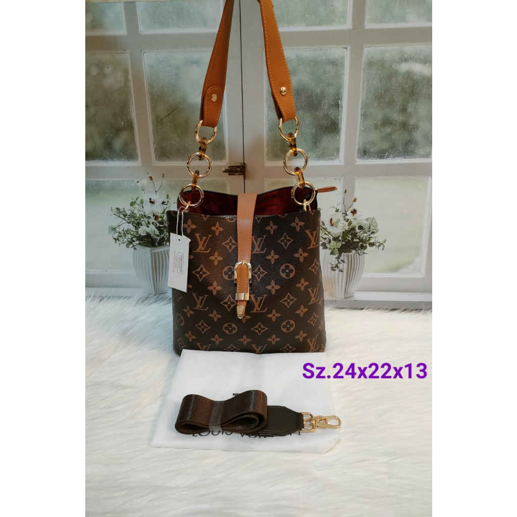 Tas LV  Aurel /tas tabung import full emboss