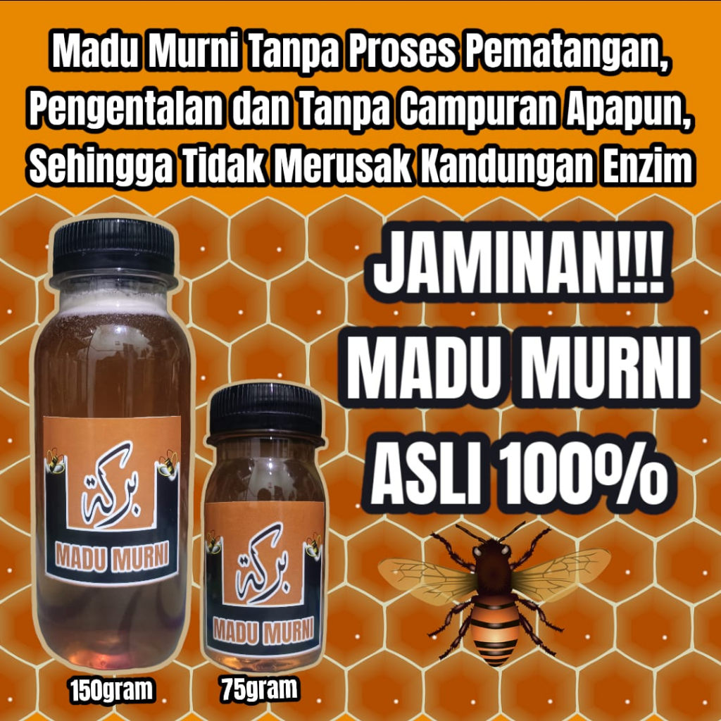 

Madu Klanceng Murni Asli tanpa campuran / madu murni / madu asli
