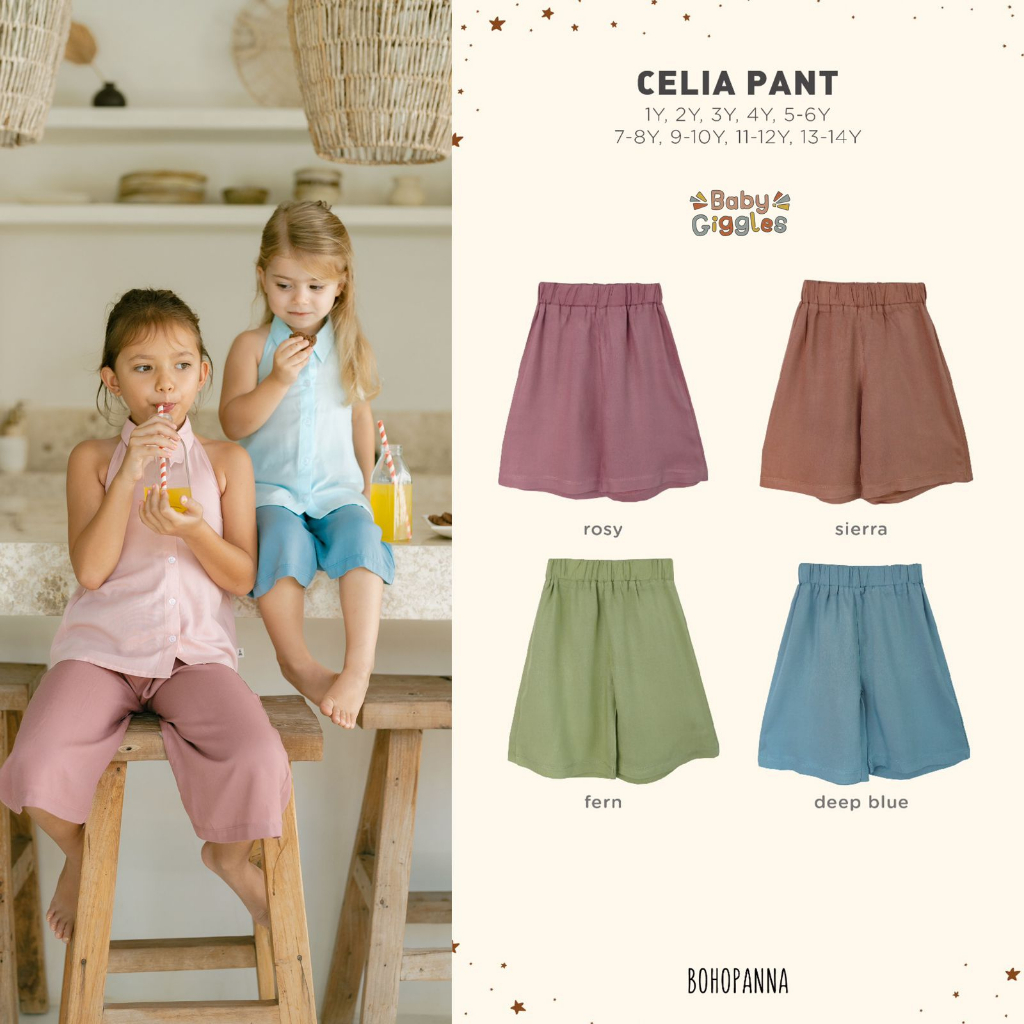 BOHOPANNA CELIA PANT / Celana Anak Perempuan