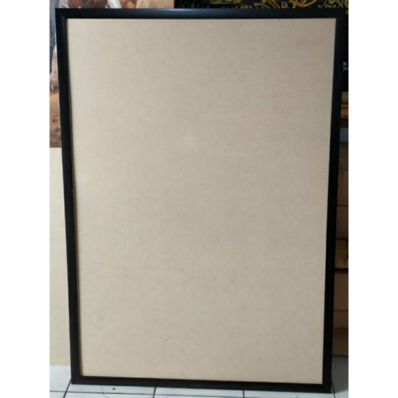 Bingkai ukuran foto 100x70 tidak pakai kaca, lebar bingkai 3cm