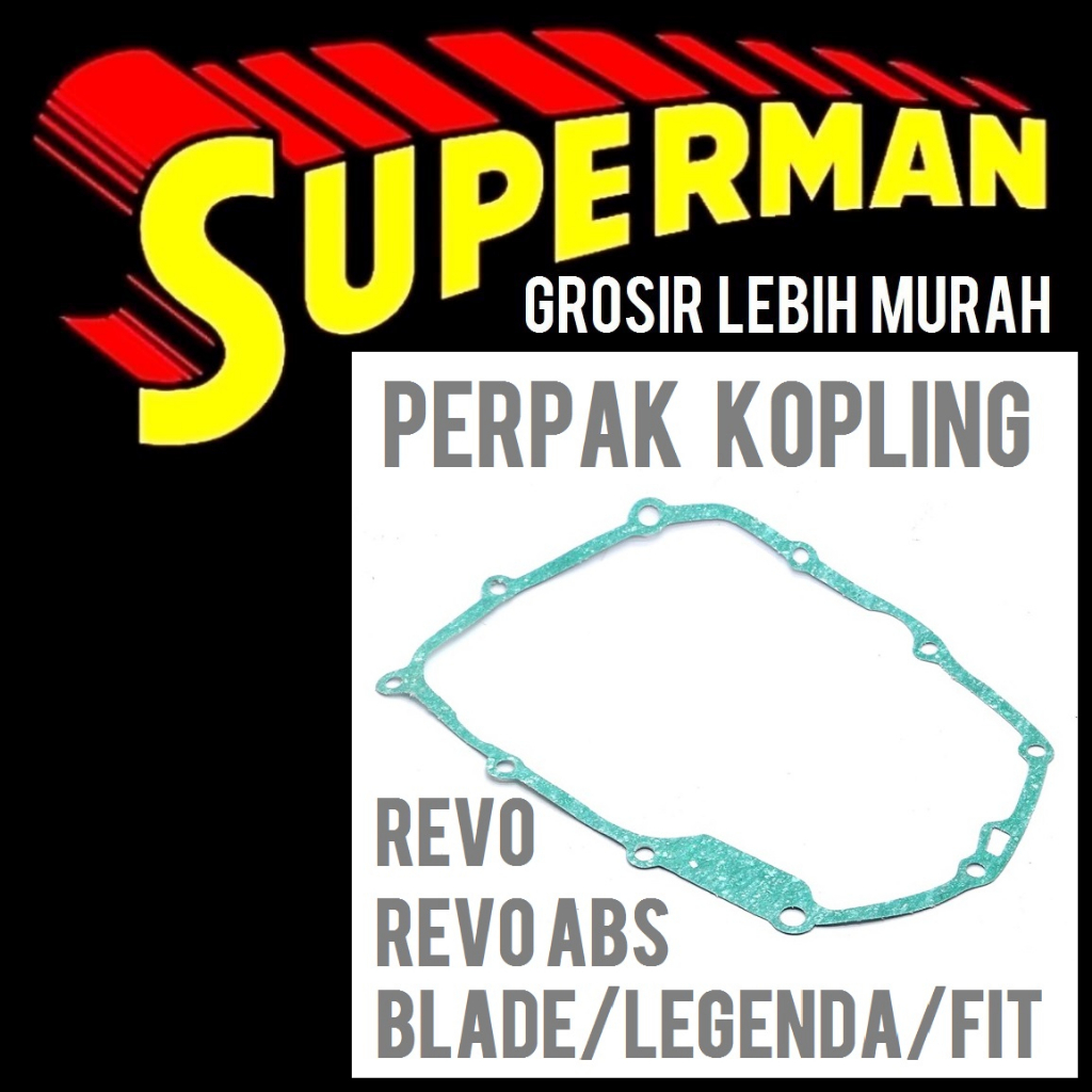 PERPAK KOPLING LEGENDA REVO ABS ABSOLUTE BLADE SUPRA FIT REVO packing block gasket blok paking kupli