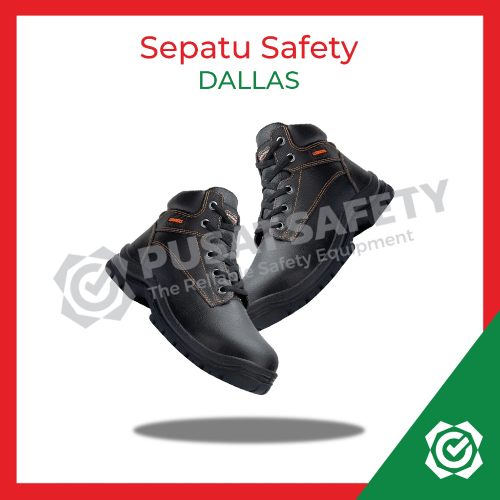 Sepatu Safety Kerja Proyek Krushers Dallas
