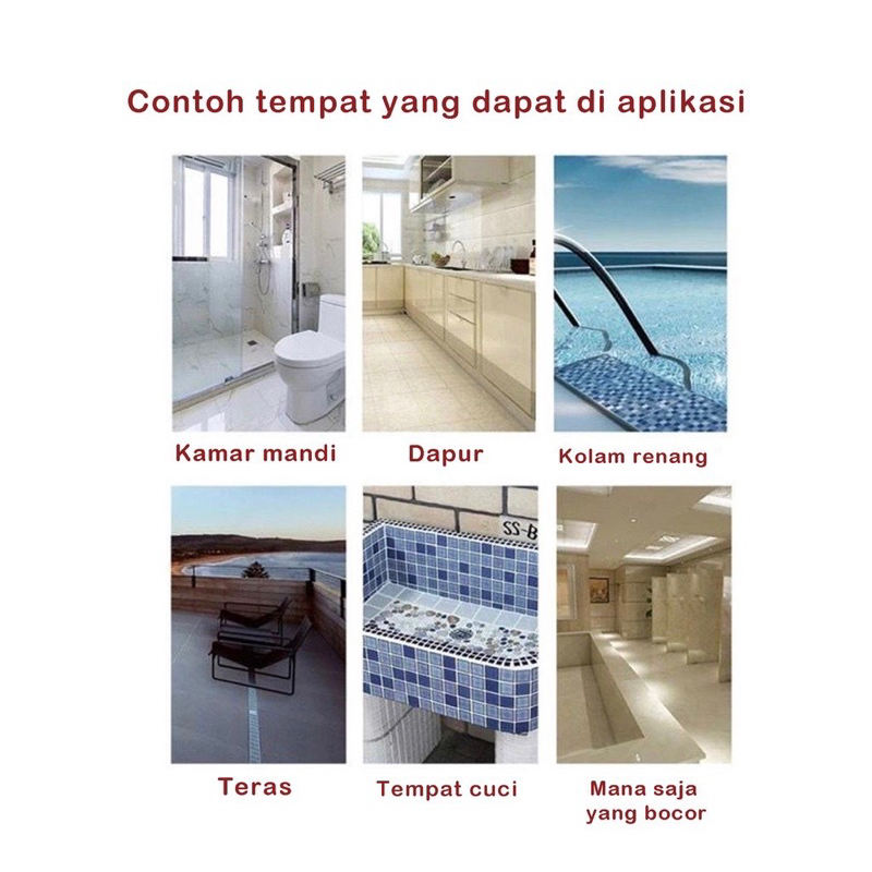 [ORI JAYSUING] Lem Transparan Jaysuing Cat Anti Bocor Invisible Waterproof Insulating Sealant KERAMIK KAMAR MANDI KOLAM