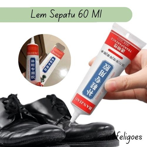 BISA COD - Lem Sepatu BAIHERE HANJIAO Lem Sol Sepatu Tahan Air / Lem Sepatu Hanjiao Super KUAT Perek