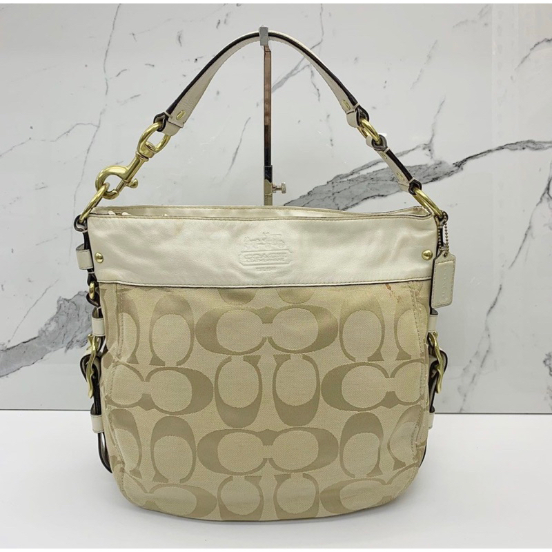 Tas Coach putih ORIGINAL preloved