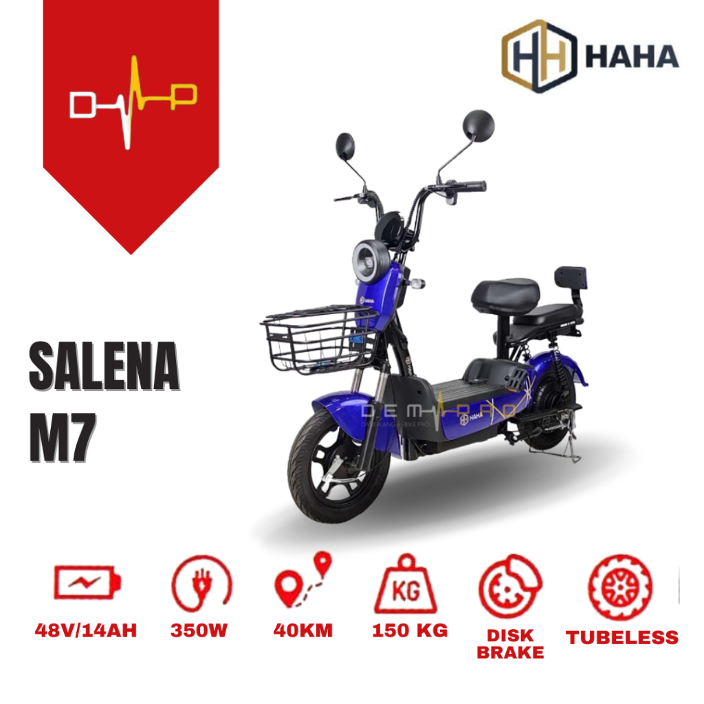 Sepeda Listrik HAHA M7 SALENA 550 Watt Electric Bike