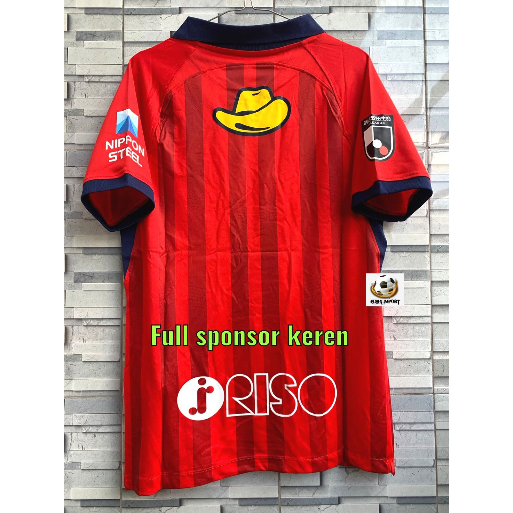 Jersey Baju Bola Kashima Antlers Home 2023 2024 Grade Ori